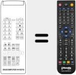 Replacement remote control for DIGICOMPUTER 44 KEYS