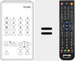Replacement remote control for FB 639