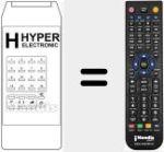 Replacement remote control for HYPER ELECTRONIC
