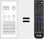 Replacement remote control for IC 16