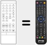 T&eacute;l&eacute;commande pour remplacer INFRARED 1060 TS