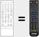 Replacement remote control for IR 2030 M