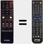 Replacement remote control for IR 500