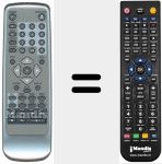 Replacement remote control for KF-8000B