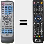 Replacement remote control for KF-8000K
