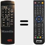 Replacement remote control for PDR-100