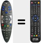 Télécommande pour remplacer RC-0198