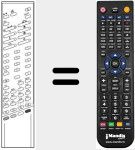 Replacement remote control for RC 348