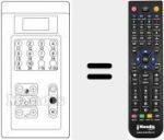 T&eacute;l&eacute;commande pour remplacer RC 4-J