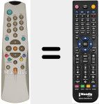 T&eacute;l&eacute;commande pour remplacer RC 750