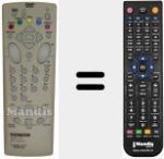 Replacement remote control for RCT 110 DA 1