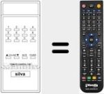 Replacement remote control for REMOTE CONTROL UNIT 12P