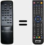 Télécommande pour remplacer REMOTE T35