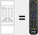 T&eacute;l&eacute;commande pour remplacer S-1099VA08