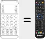 Replacement remote control for SDA 200