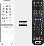 Replacement remote control for SW-1000