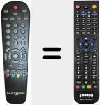 T&eacute;l&eacute;commande pour remplacer SWP-3556WC-TSA