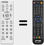 Replacement remote control for SYSTER+