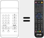 Replacement remote control for TC 132