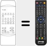 Replacement remote control for TC 244