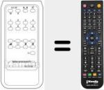 Replacement remote control for TC 8