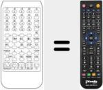 Replacement remote control for TELECOMPUTER 99-32 S