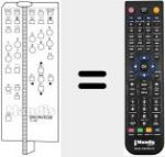 Replacement remote control for TL 400