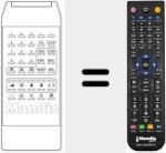 Replacement remote control for TRS 99T