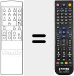 Télécommande pour remplacer TVC OSD