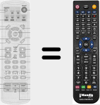 Replacement remote control for TTH-32 L