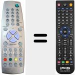 T&eacute;l&eacute;commande pour remplacer RC 11 P 27