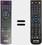 Replacement remote control for RCH-0001 P