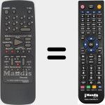 Télécommande pour remplacer 0766093070