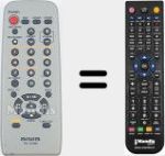 Replacement remote control for RC-CAS01 (147744412)