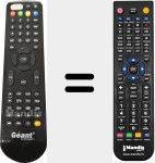 T&eacute;l&eacute;commande pour remplacer GN-4040