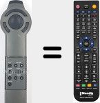 Télécommande pour remplacer RV7704-00 (482221810576)