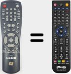 Télécommande pour remplacer 00056A (AH59-00056A)