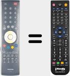 Replacement remote control for CT-870