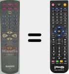 Télécommande pour remplacer FXWE