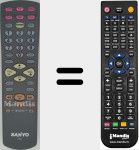 Télécommande pour remplacer FXWJ