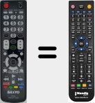 Télécommande pour remplacer GXGA