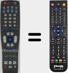 Télécommande pour remplacer CLU-5724TSI (HL01824)