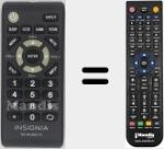 Télécommande pour remplacer NS-RC4NA-17