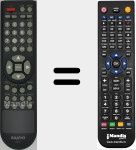 Télécommande pour remplacer JXPYA