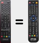 Télécommande pour remplacer TKS65SM01