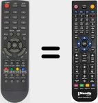 Télécommande pour remplacer LCD 21GB