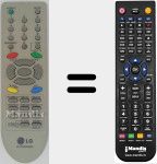 Télécommande pour remplacer MC019AW (6710V00090A)