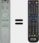 Télécommande pour remplacer RC001MS