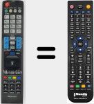 Télécommande pour remplacer MI-AKB72914276J