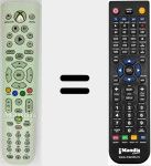 Replacement remote control for XBox 360 Universal Media Remote (XBOX360-Universal)